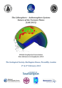 The Lithosphere – Asthenosphere System: Nature of the Tectonic