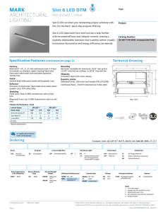 Slot 6 LED OTM - Acuity Brands