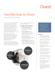 Toad DBA Suite for Oracle