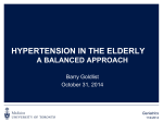 hypertension in the elderly