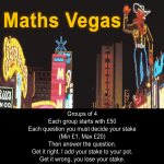 "Maths Vegas Negative Numbers"