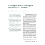 Exchange Rate Pass-Through in Industrialized Countries