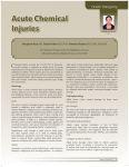 Acute Chemical Injuries