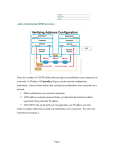 TROUBLESHOOTING TCP/IP CONNECTIONS