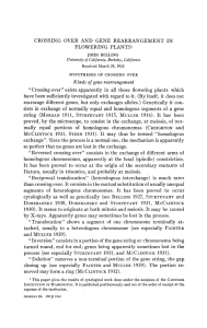 Kinds of gene rearrangement