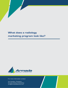 What does a radiology marketing program look like?