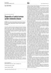Diagnostics of central nervous system metastatic disease
