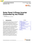 Solar Panel 3-Phase Inverter Controlled by the PXS20