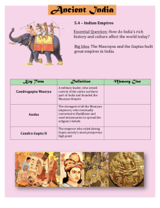 Ancient India 5.4 Answers