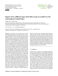 Impact of two different types of El Niño events on runoff over the