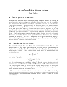 A Conformal Field Theory Primer