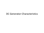 DC Generator-Characteristics