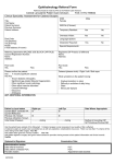 Ophthalmology Referral Form
