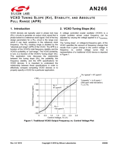 an266 vcxo tuning slope (kv), stability, and absolute