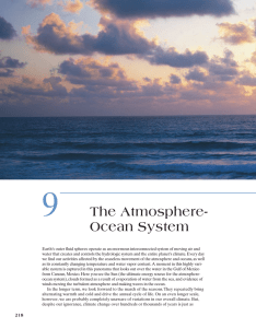 9 The Atmosphere- Ocean System - North Coast Distance Education