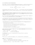 §1.8 Introduction to Linear Transformations Let A = [a 1 a2 an] be