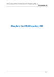 Standard No.CEA/Hospital- 003