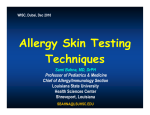 Skin Testing-Bahna - World Allergy Organization