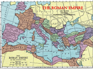 the roman empire - Marshall Community Schools