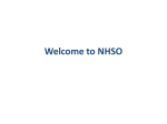 Welcome to NHSO