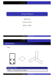 Tiling Problems - Stanford University