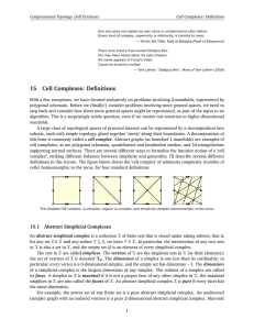 Cell Complexes - Jeff Erickson