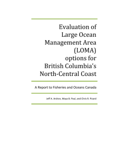 Evaluation of Large Ocean Management Area (LOMA)