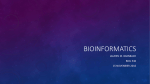 Bioinfomatics