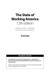 The State of Working America 12th Edition