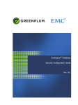 Greenplum Database Security Configuration Guide, A01