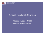 Spinal Epidural Abscess - Lieberman`s eRadiology