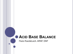 Acid Base Balance