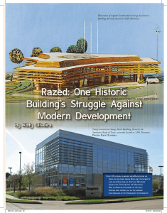 Razed: One Historic Building`s Struggle Against Modern Development