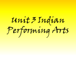Unit 3 Indian Performing Arts PowerPoint