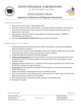 Enteric (Stool) Culture - State Hygienic Laboratory