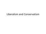 Liberalism and Conservatism