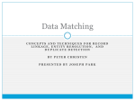 Data Matching