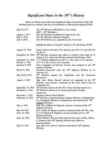 Dates in the 30th`s History