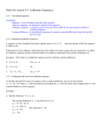 Notes for Lesson 1-6: Order of Operations