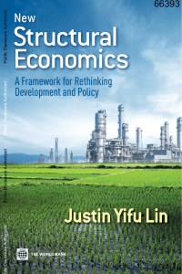The new structural economics. A framework for rethinking
