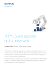 HTML5 and security on the new web