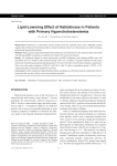 Lipid-Lowering Effect of Nattokinase in Patients with Primary