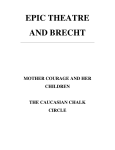 EPIC THEATRE AND BRECHT