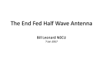 End Fed Half Wave Antenna