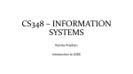 CS348 – INFORMATION SYSTEMS