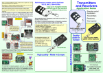 Transmitters and Receivers