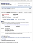 clinicaltrials.gov record including results