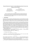 Natural Deduction Calculus for Quantified Propositional Linear