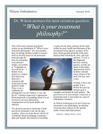 What is your treatment philosophy?