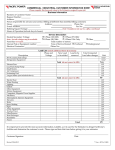 commercial / industrial customer information sheet